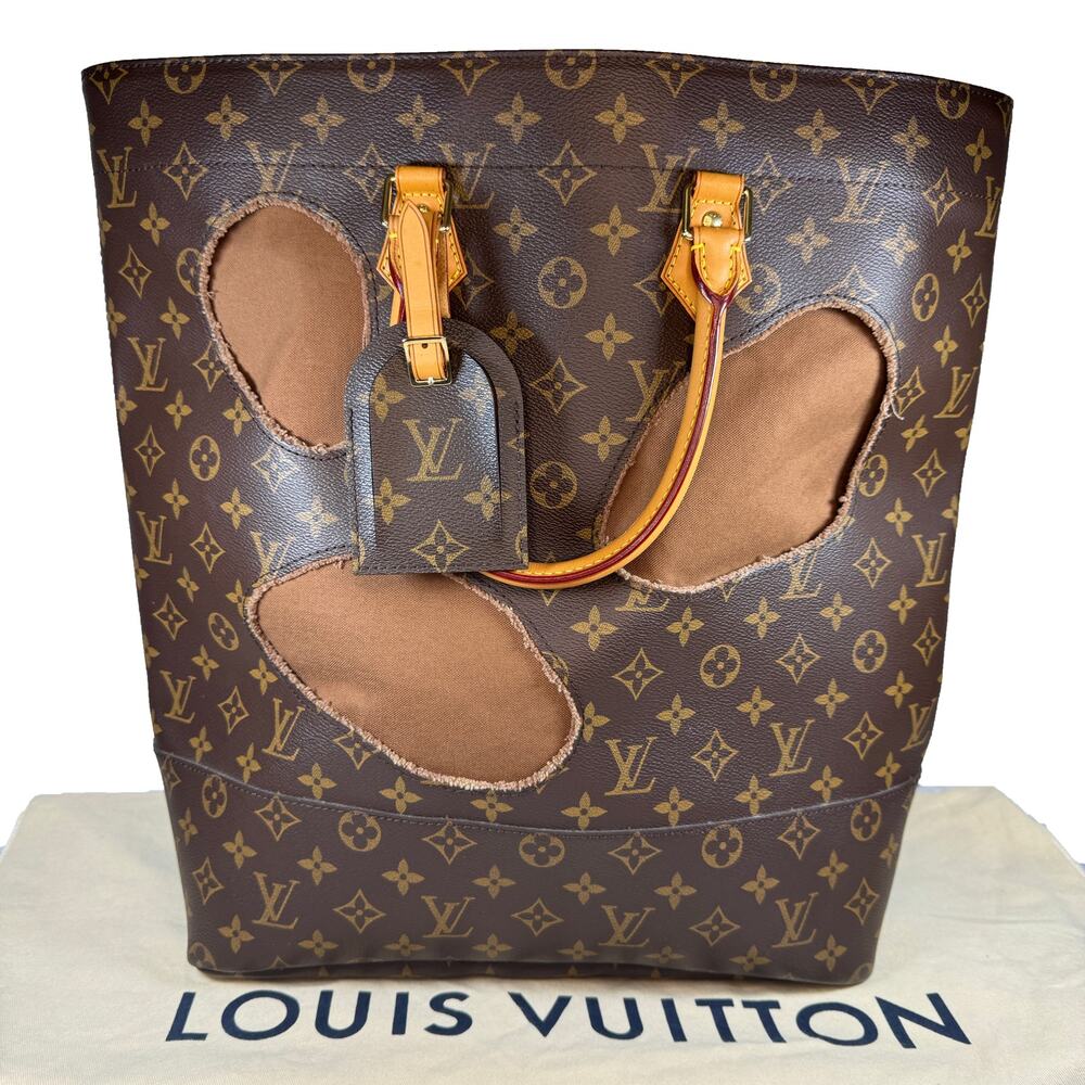 Louis Vuitton Rei Bag with Holes Monogram Comme De Garcons Iconoclasts LV Tote - Picture 1 of 15